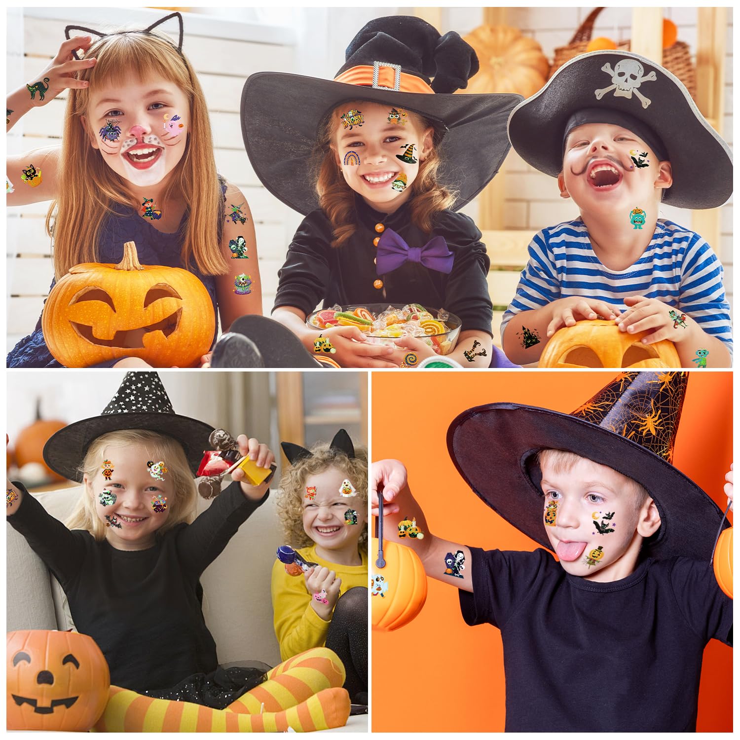 howaf-halloween-tattoos-kinder-glitzer-96-bl-tter-set image 6