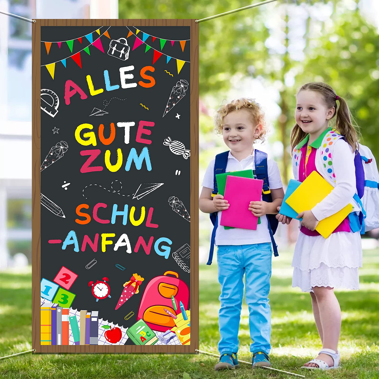 howaf-einschulung-banner-stoff-185x90cm-schulanfang-deko image 4