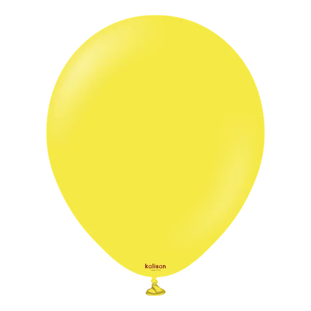 kalisan-standard-colors-yellow-luftballon-gelb-12-zoll-25-st-ck image 1