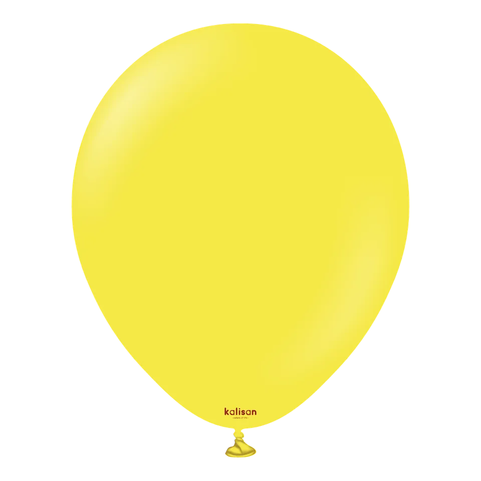 kalisan-standard-colors-yellow-luftballon-gelb-12-zoll-25-st-ck image 1