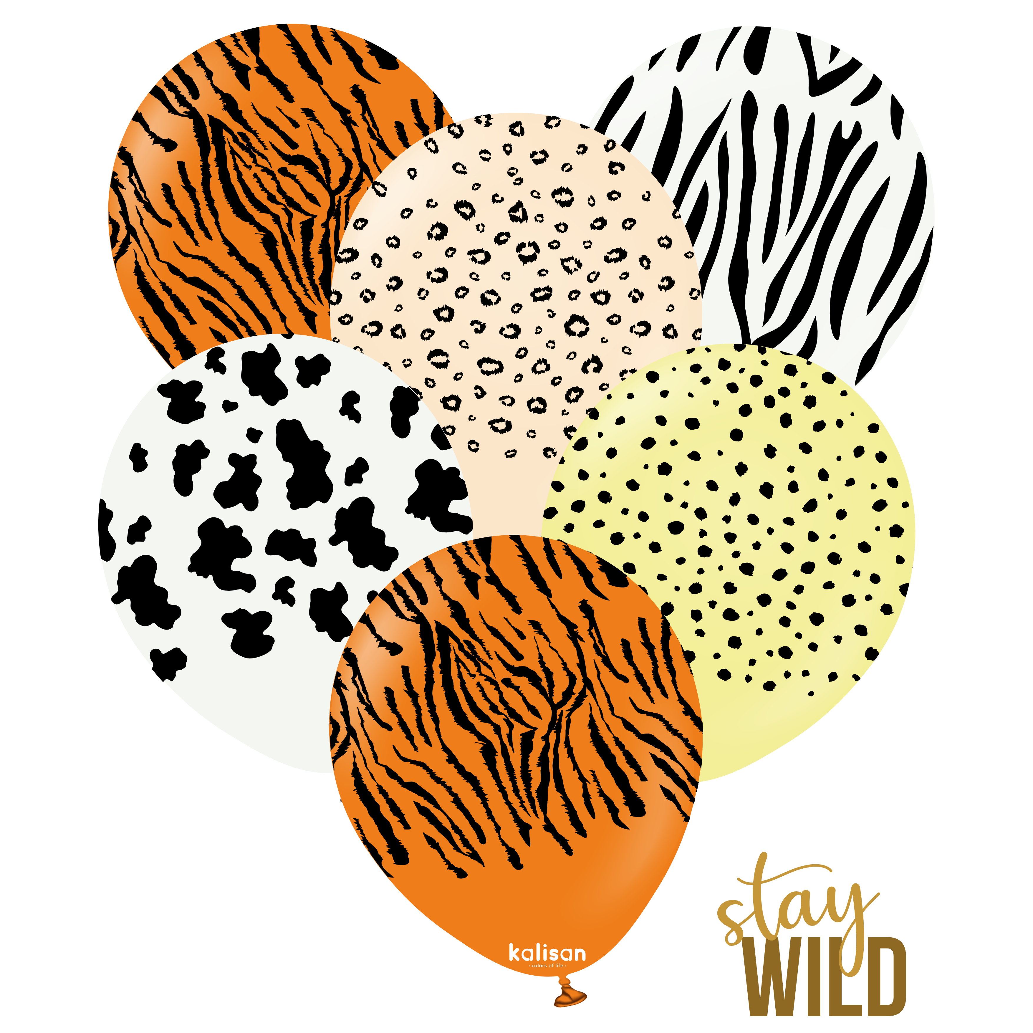 kalisan-safari-theme-safari-luftballons-25-st-ck-30-cm image 1
