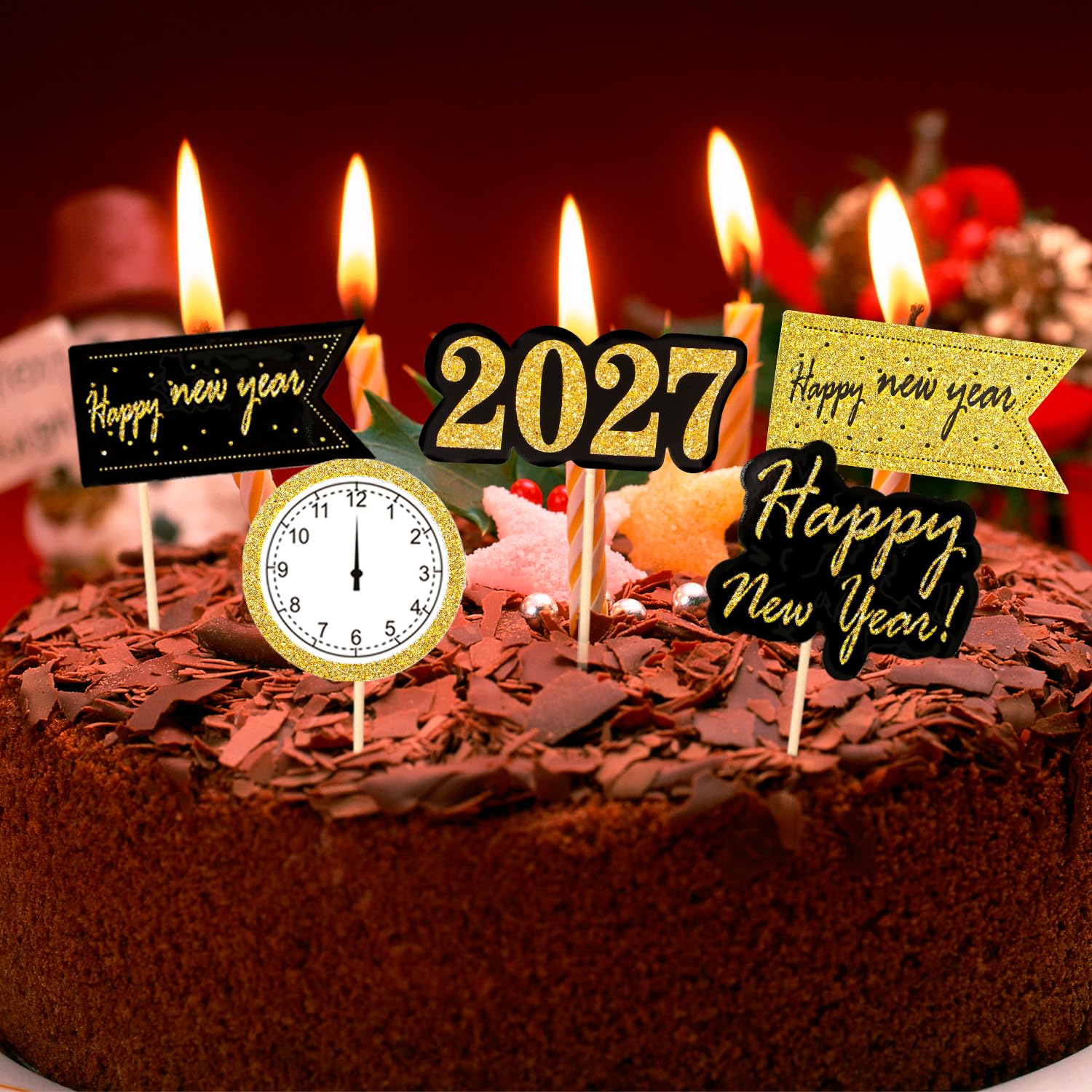 howaf-silvester-deko-2027-cupcake-topper-happy-new-year-25-st-ck image 6