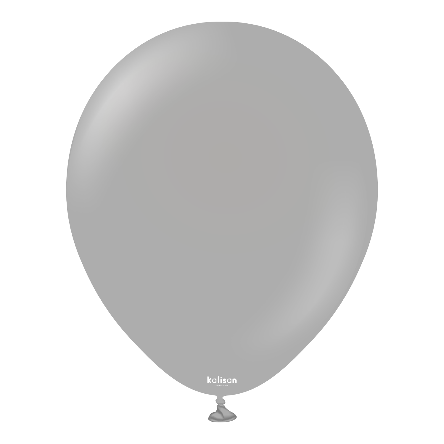 kalisan-standard-colors-luftballon-grey-grau-12-zoll image 1