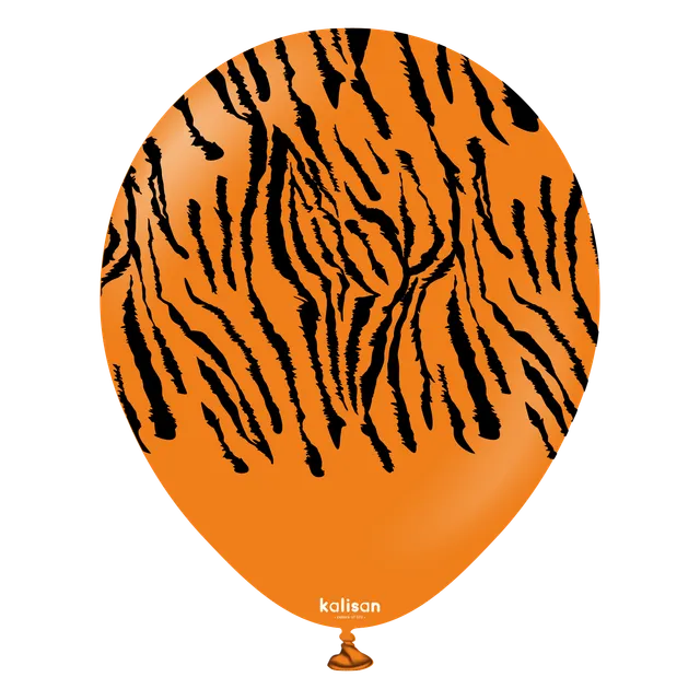 kalisan-safari-tiger-orange-luftballons-12-zoll-25-st-ck-orange image 1