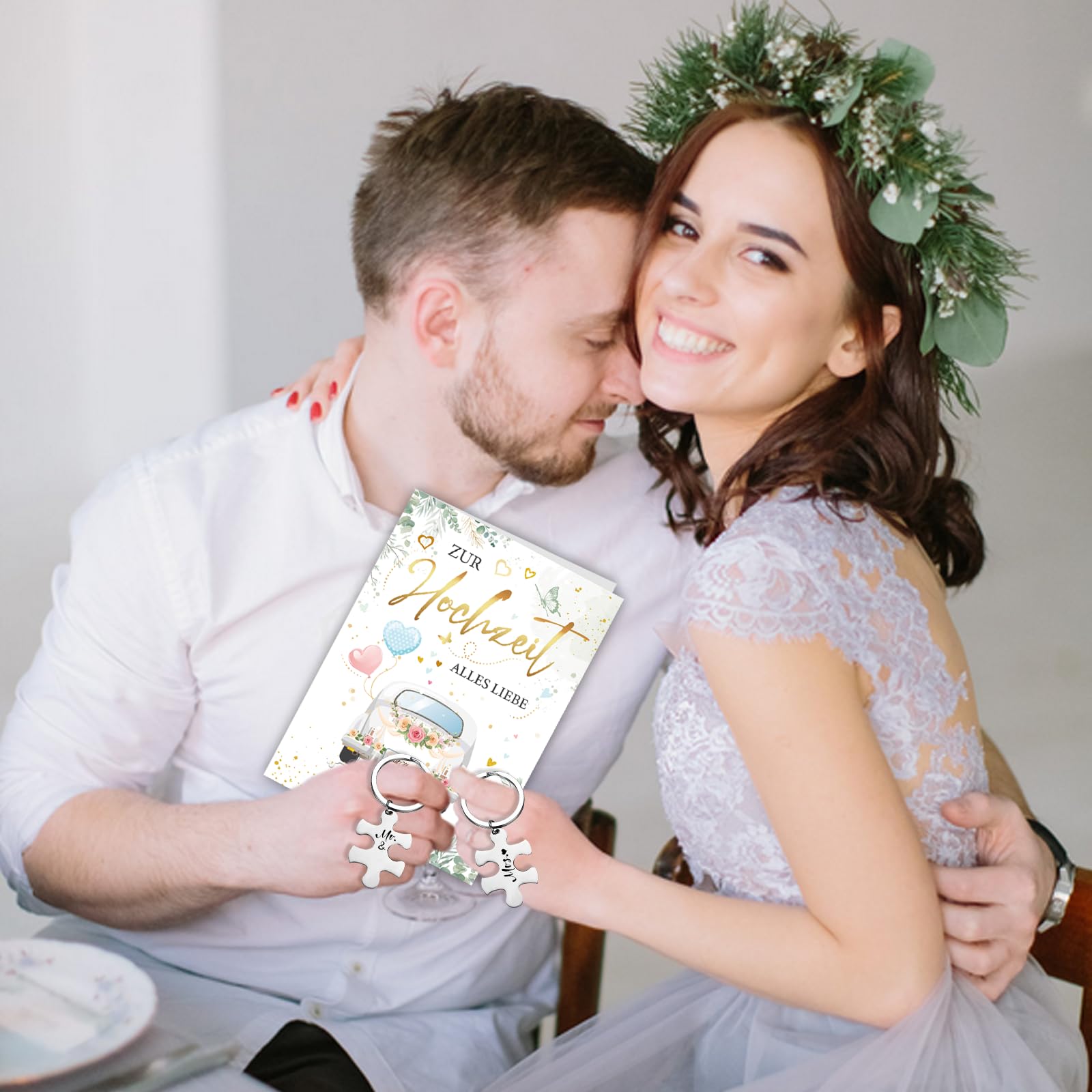 howaf-hochzeitskarte-mit-mr-mrs-schl-sselanh-nger-1-stk image 6