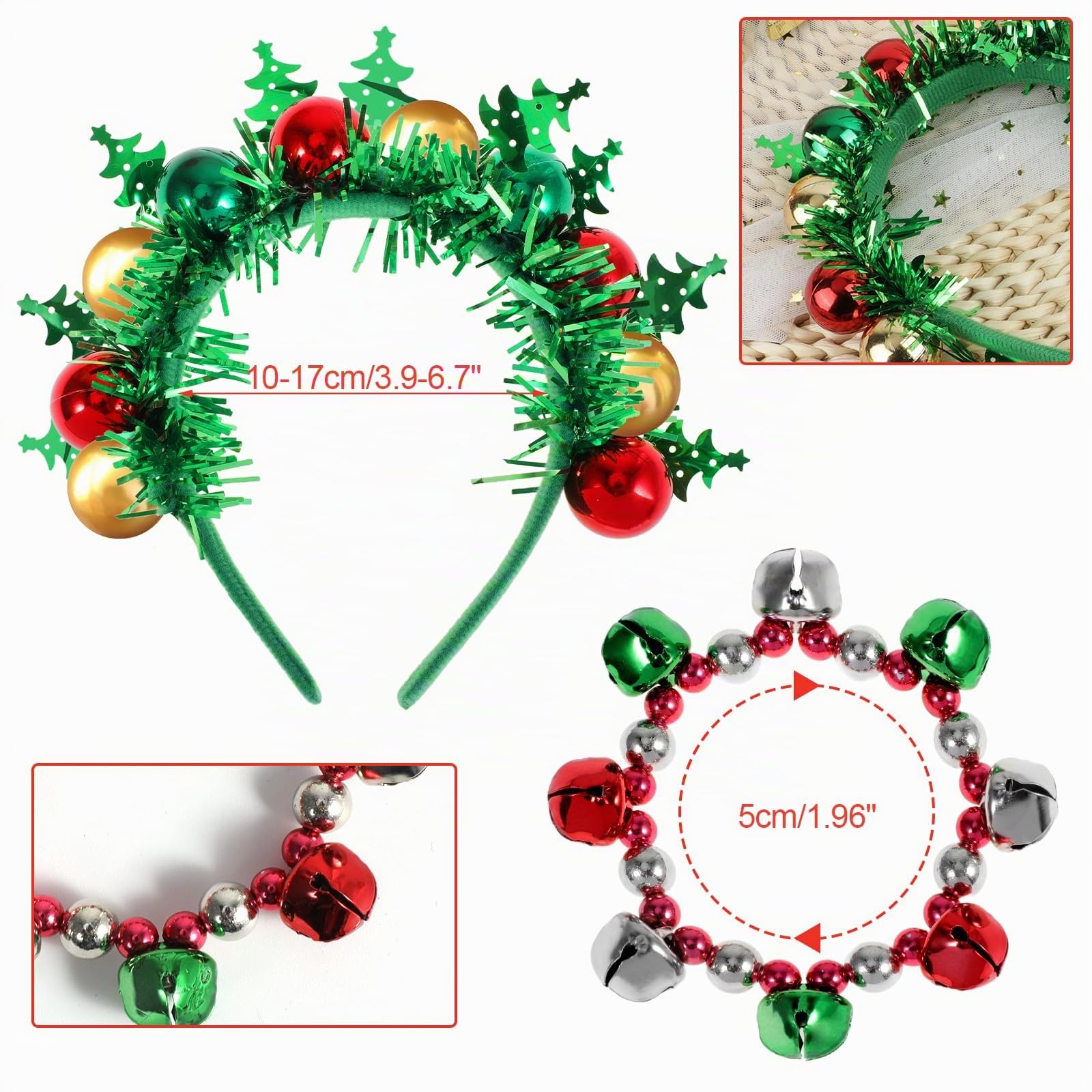 howaf-weihnachtskost-m-damen-set-haarreif-schmuck image 2