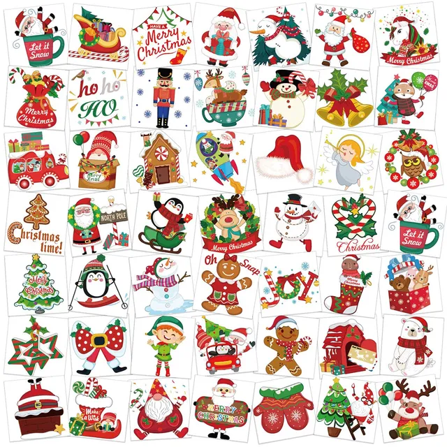 howaf-weihnachts-tattoos-96-st-ck-tempor-re-leucht-tattoos image 1