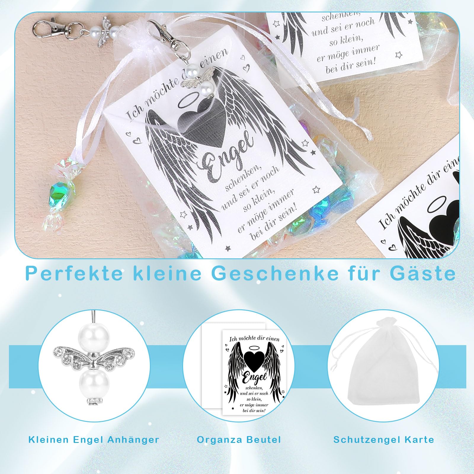 howaf-schutzengel-anh-nger-10er-set-schl-sselanh-nger-beutel image 4