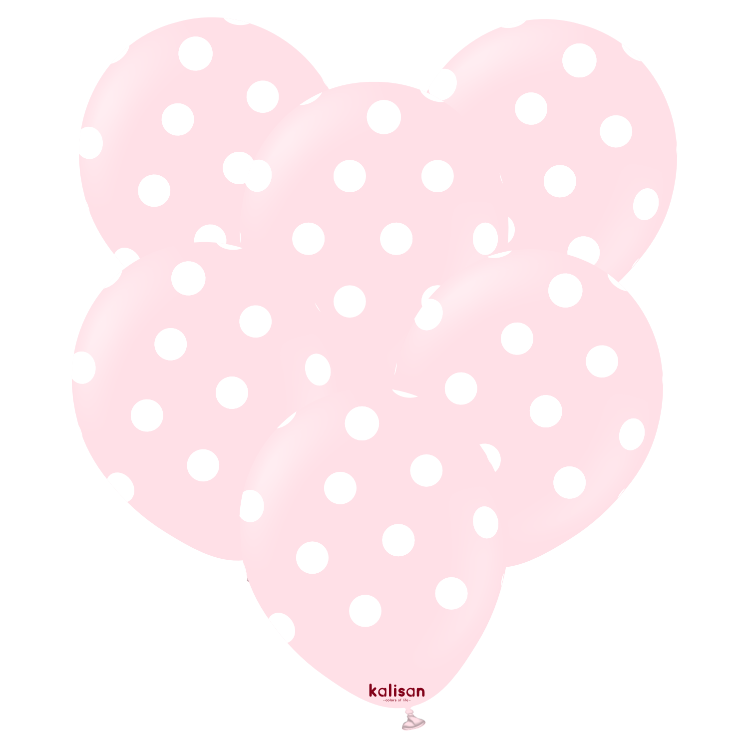 kalisan-party-theme-polka-dots-pink-luftballon-25er image 1