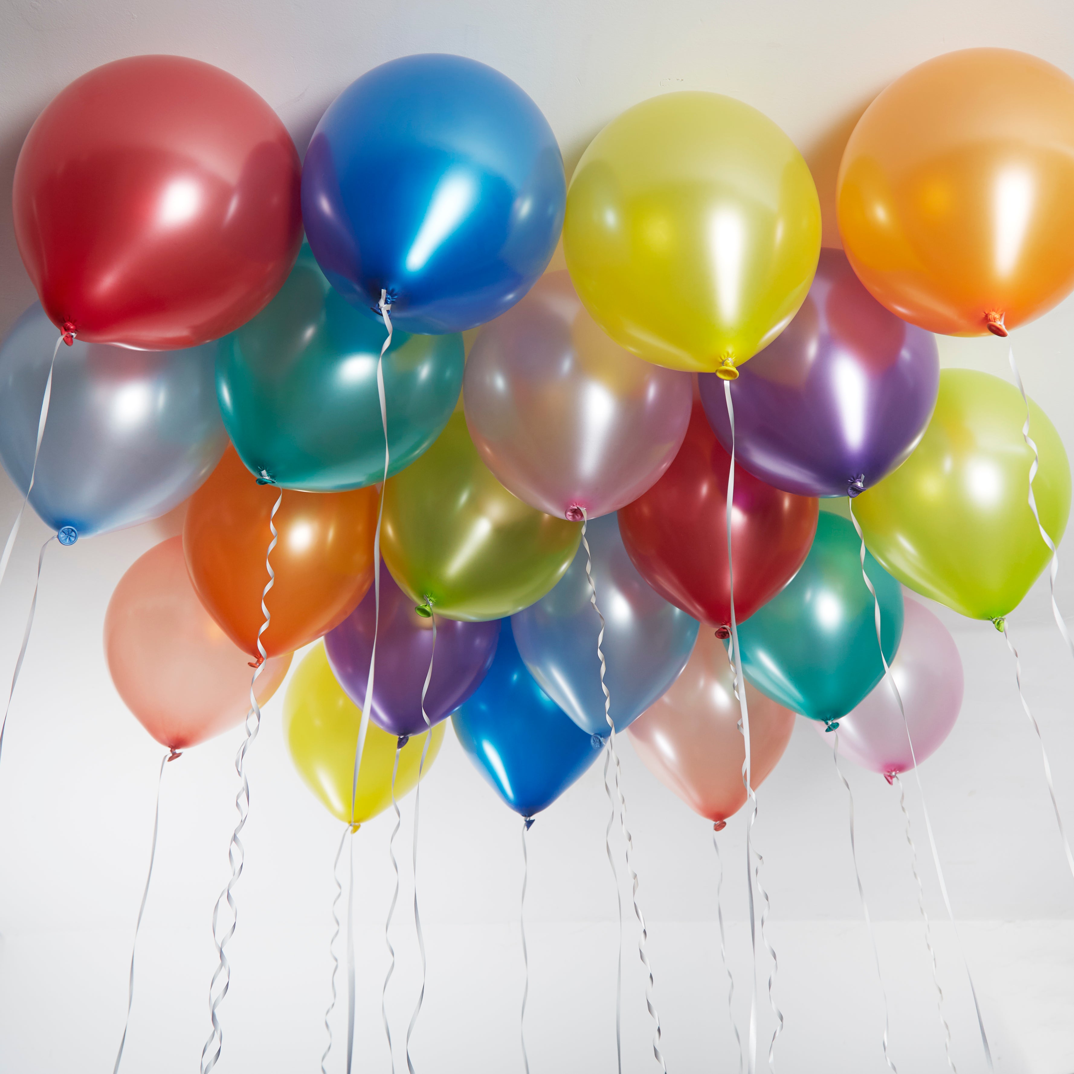 green-paw-metallic-balloons-luftballons-mix-25-st-ck-helium image 3