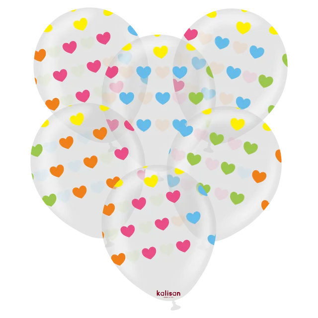 kalisan-party-colorful-hearts-luftballons-12-25-stk image 1