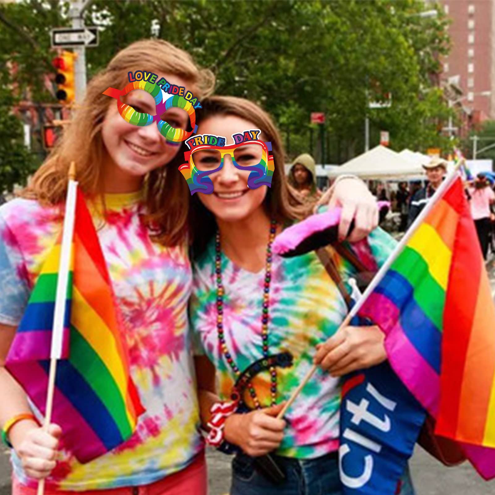 howaf-photo-booth-props-pride-partybrille-regenbogen-herz-26-st-ck image 6