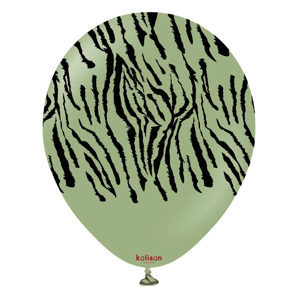 kalisan-safari-theme-tiger-eucalyptus-luftballons-12-25-st-ck image 1