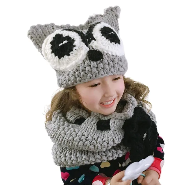 tacobear-accessories-winterm-tze-graue-eule-schlupfm-tze-kinder image 1