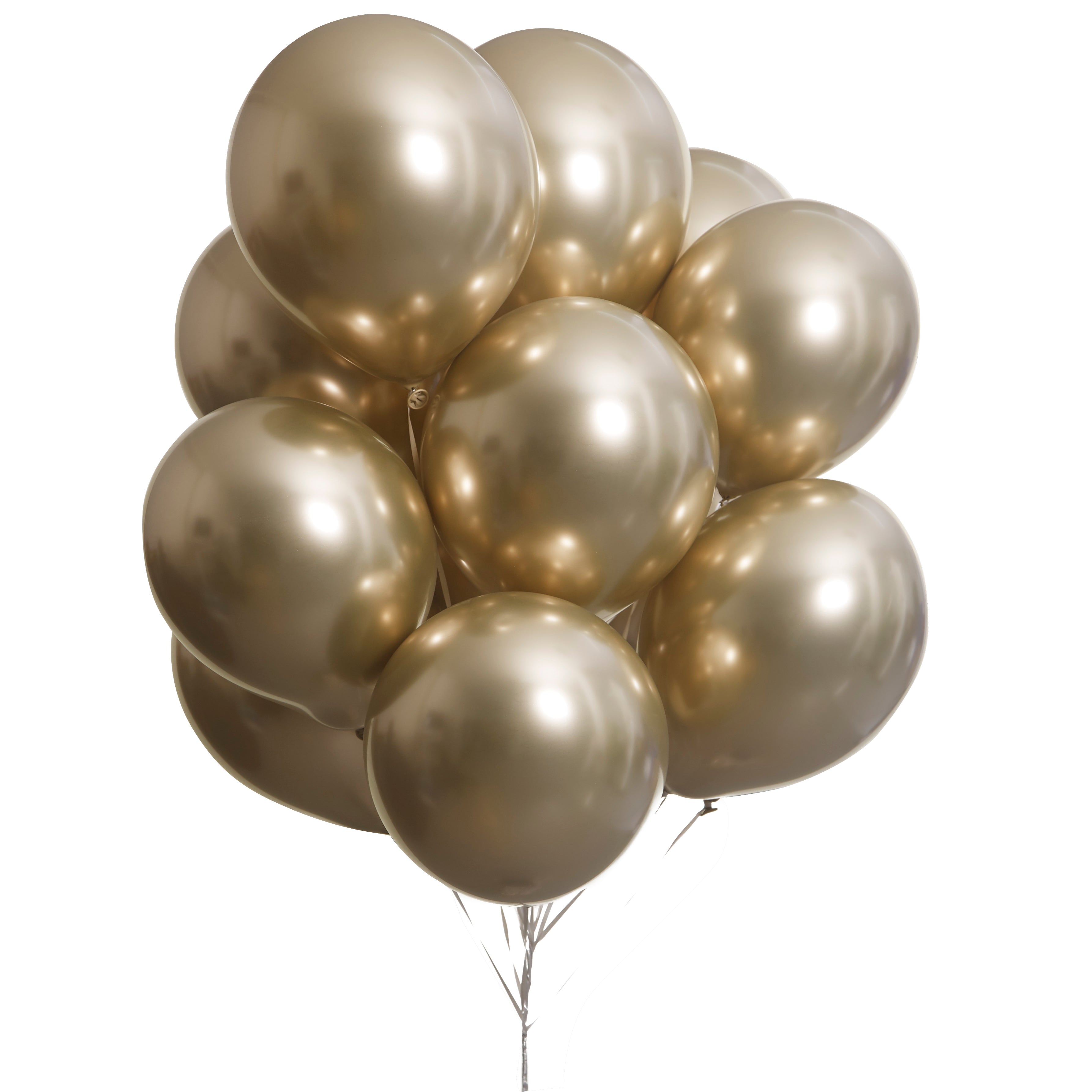 green-paw-glossy-balloons-luftballons-gold-50-st-ck-gl-nzend image 5