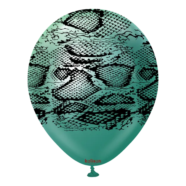 kalisan-safari-snake-mirror-green-luftballons-12-25-st-ck image 1