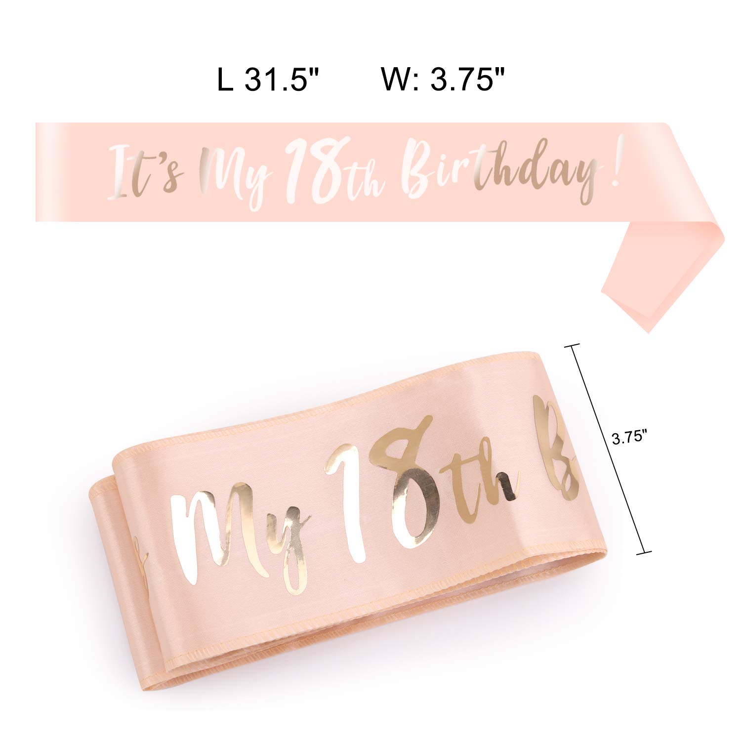 howaf-it-s-my-18th-birthday-sch-rpe-und-tiara-rosegold-satin-set image 5