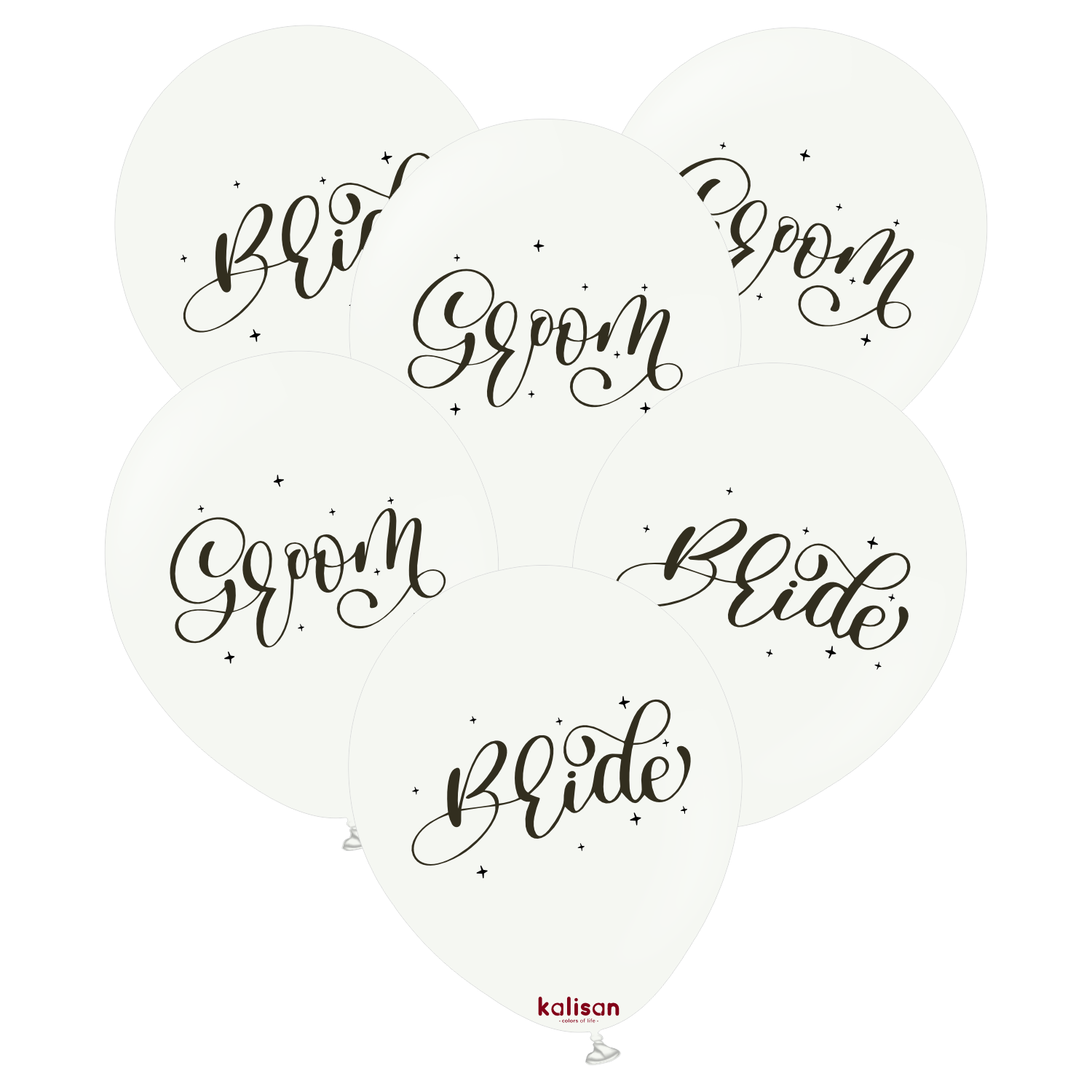 kalisan-wedding-bride-groom-luftballons-25-st-ck-12-wei image 1