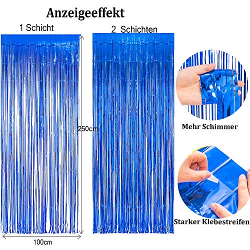 braveshine-lametta-folienvorhang-blau-2-st-ck-1x2-5m-party-fotohintergrund image 7