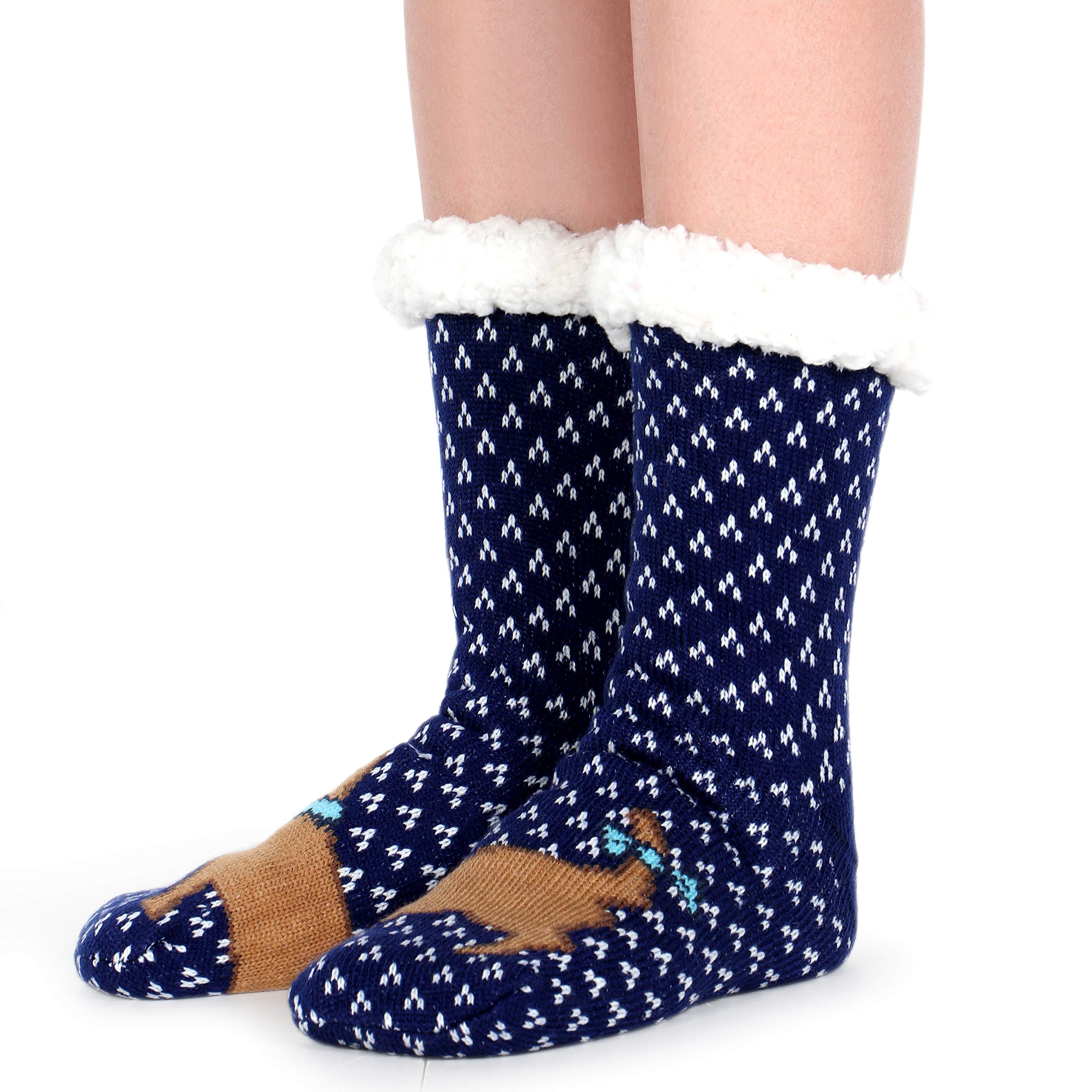 tacobear-accessories-kuschelsocken-damen-antirutsch-grau image 2