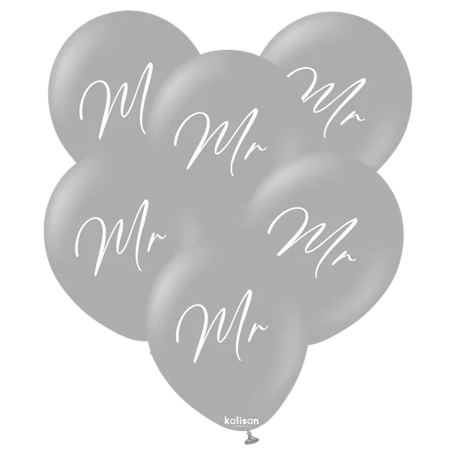 kalisan-wedding-mr-print-ballon-grau-12-25-st-ck image 1