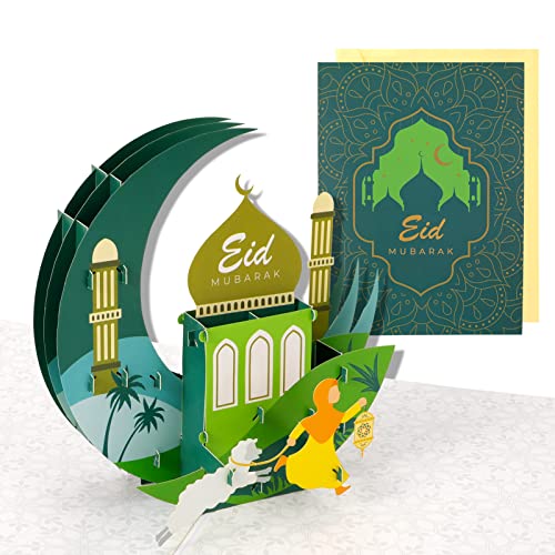 howaf-eid-mubarak-3d-pop-up-karte-gru-karte-mit-umschlag-mond-moschee image 8