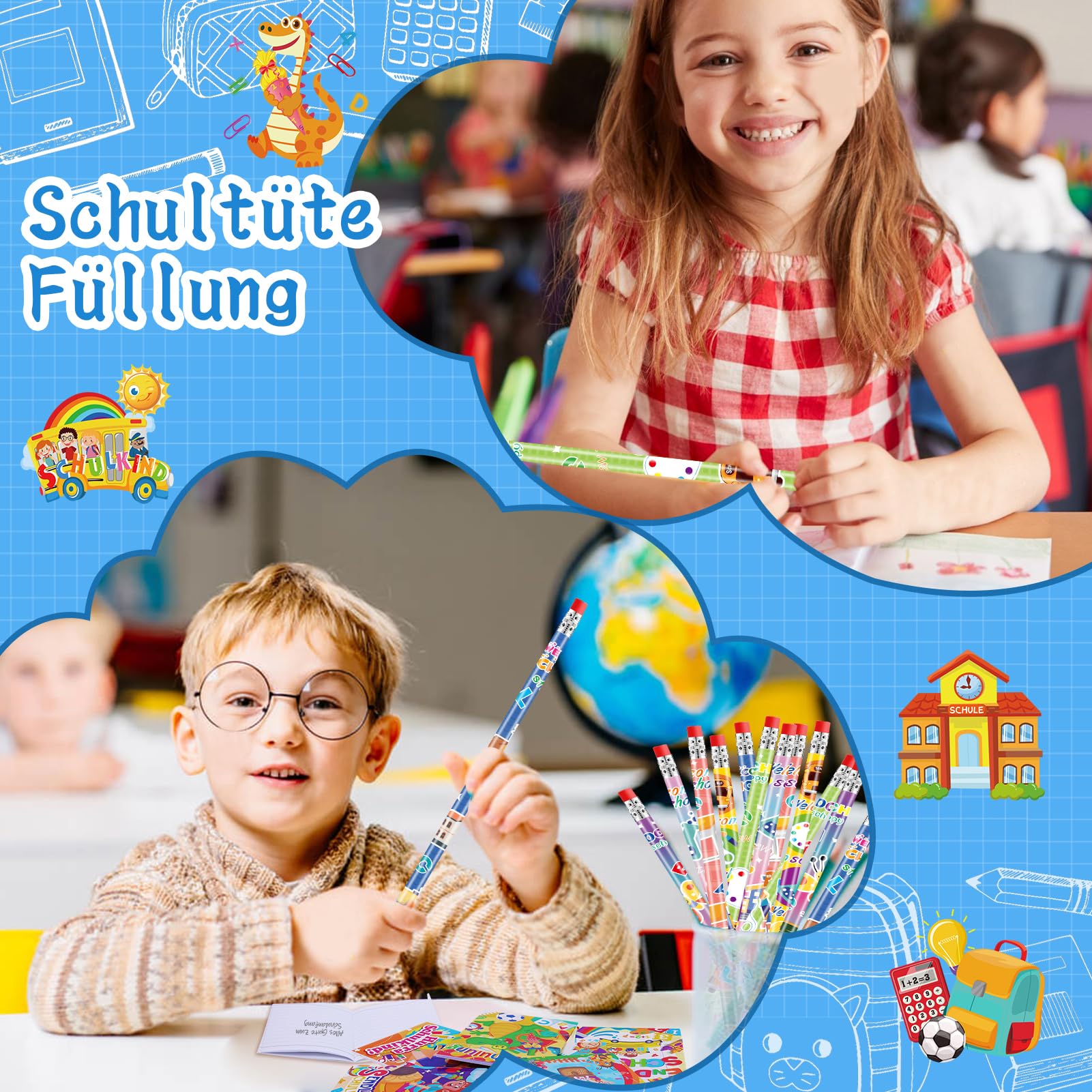 howaf-endlich-schulkind-set-24-tlg-notizbuch-bleistifte image 6