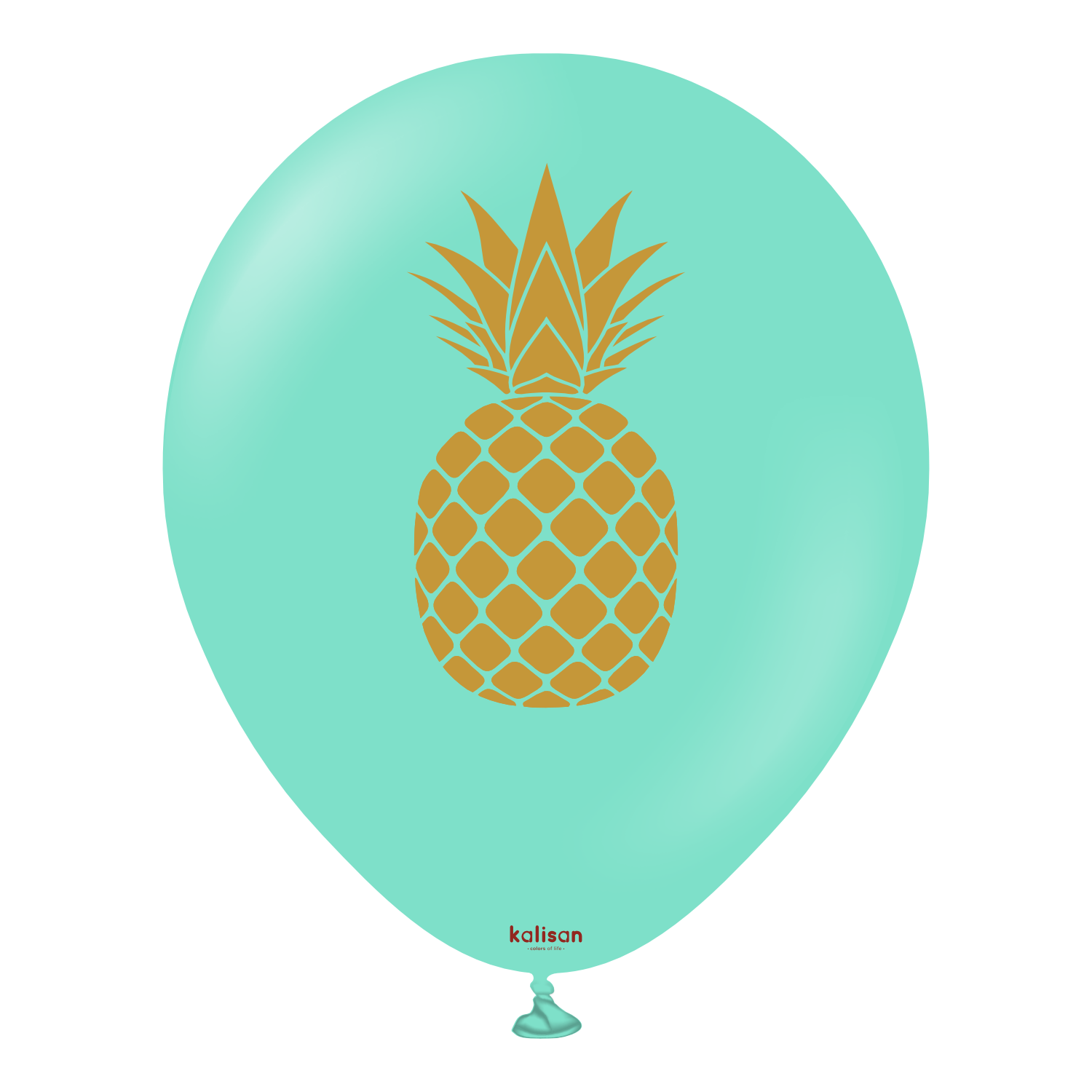 kalisan-fruits-plants-pineapple-luftballons-25-st-ck-mit-golddruck image 4