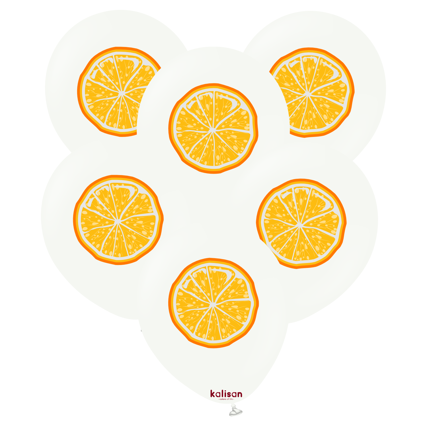 kalisan-fruits-plants-orange-luftballons-12-zoll-25-st-ck image 1