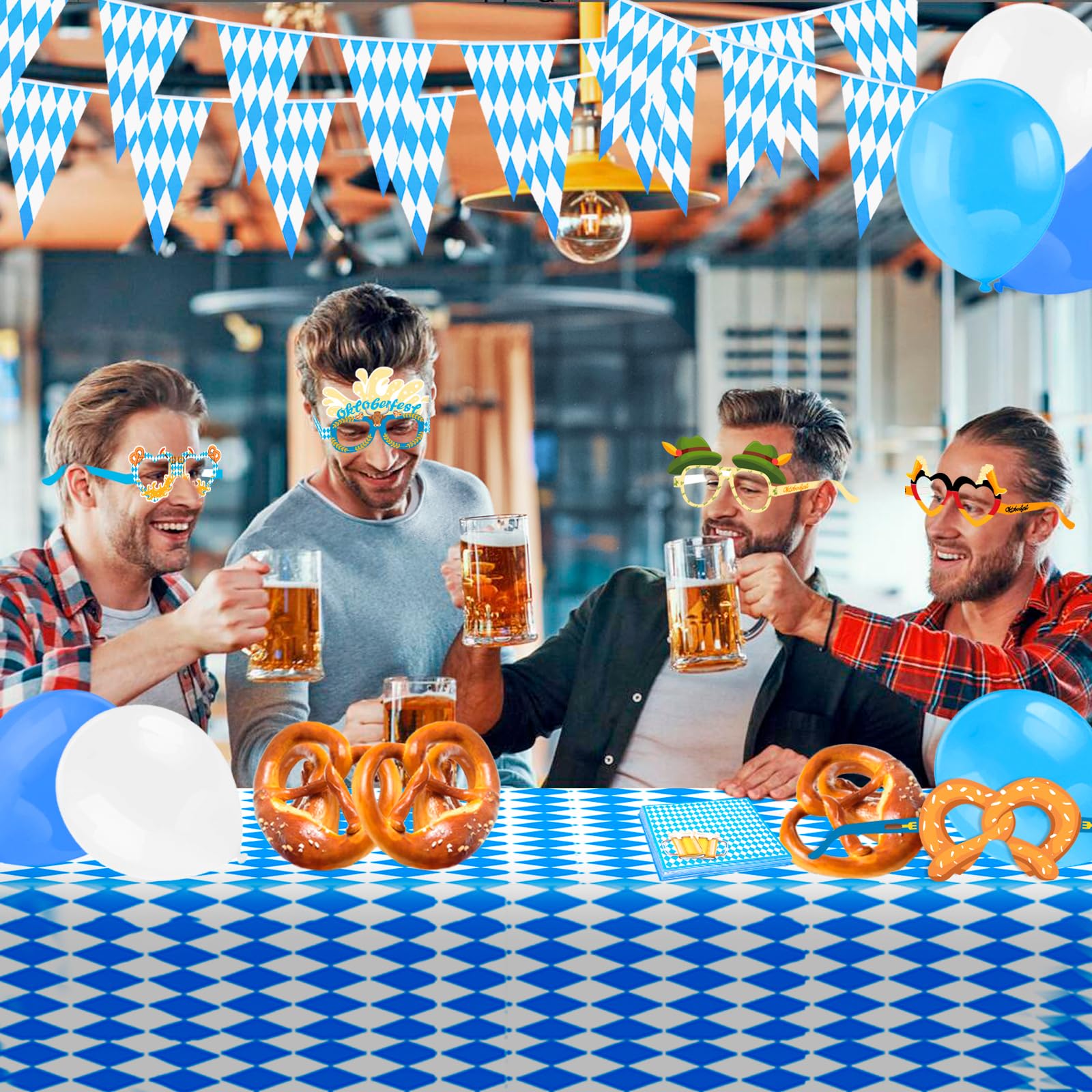 howaf-oktoberfest-deko-set-59-tlg-blau-wei-mit-girlande image 6