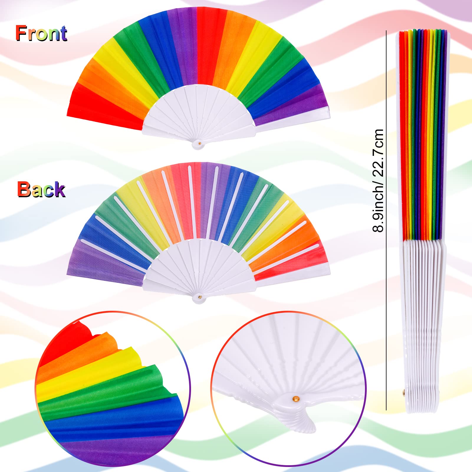 howaf-pride-regenbogen-accessoires-set-brille-6-teilig image 5