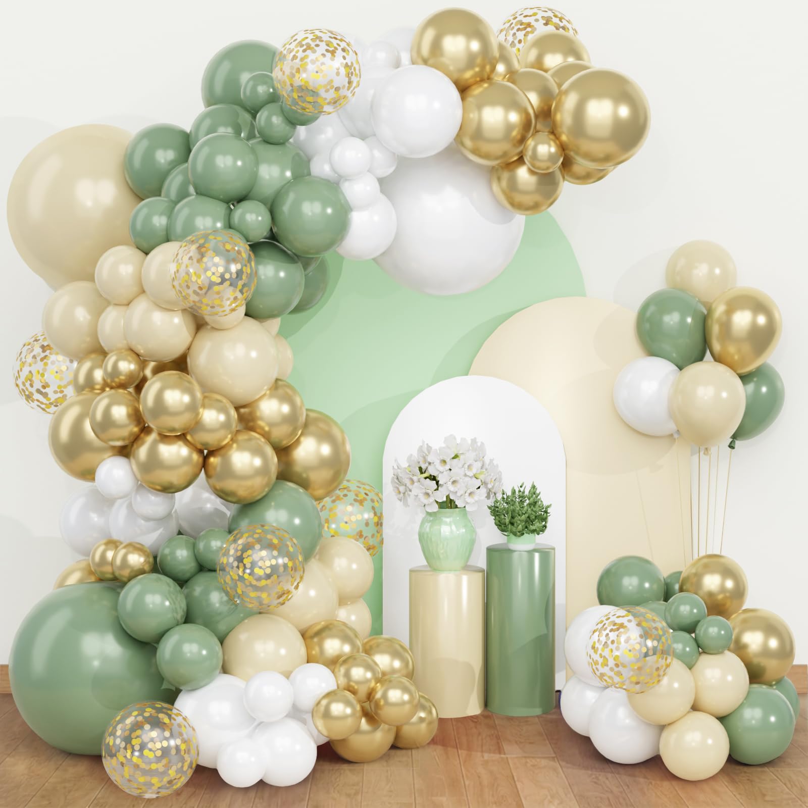 qifu-ballon-girlande-a-gr-n-ballongirlande-gr-n-wei-gold image 8