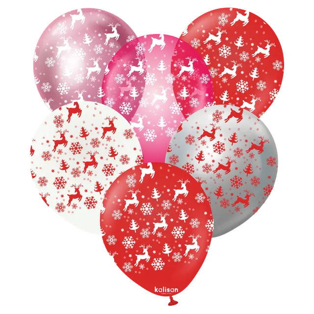 kalisan-new-year-christmas-reindeer-luftballons-12-zoll-25-st-ck image 1