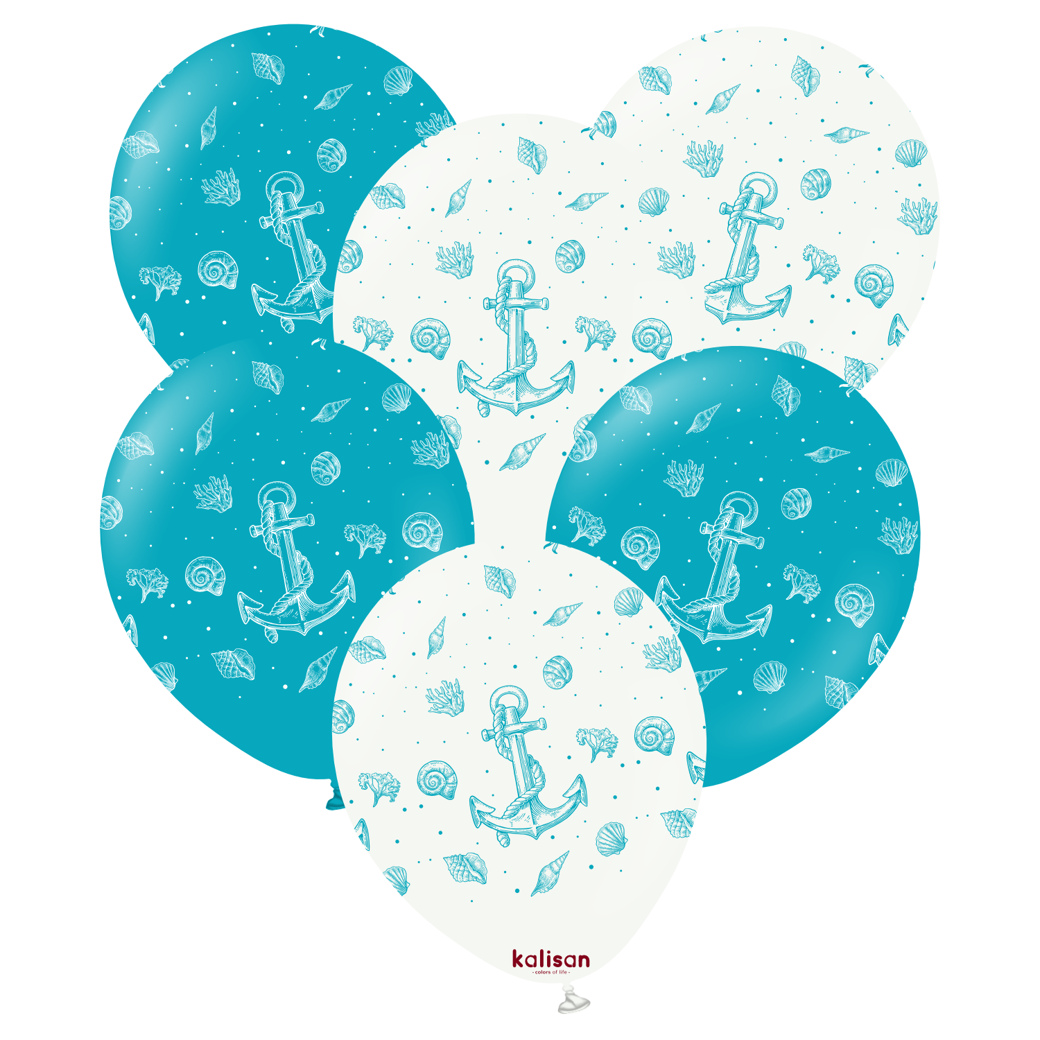 kalisan-birthday-marine-luftballons-12-25-st-ck-t-rkis image 1