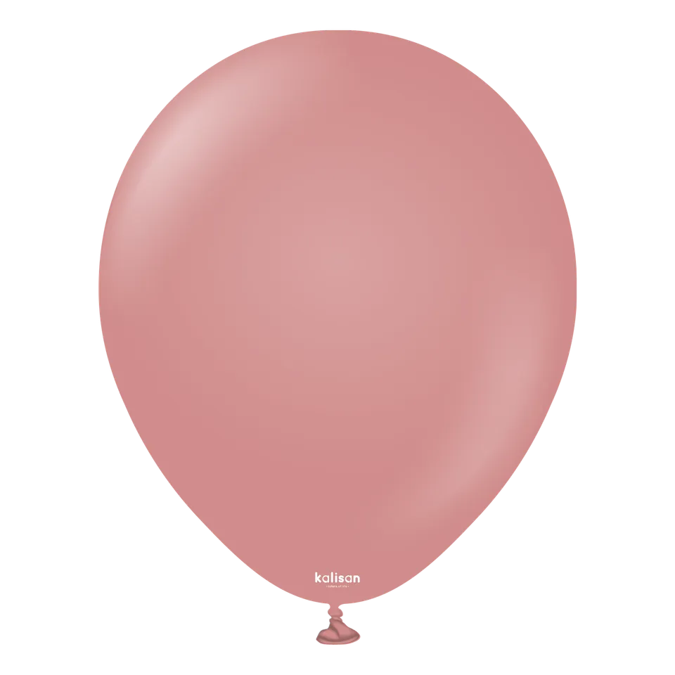 kalisan-retro-colors-rosewood-luftballon-30-cm-25-st-ck-matt image 1