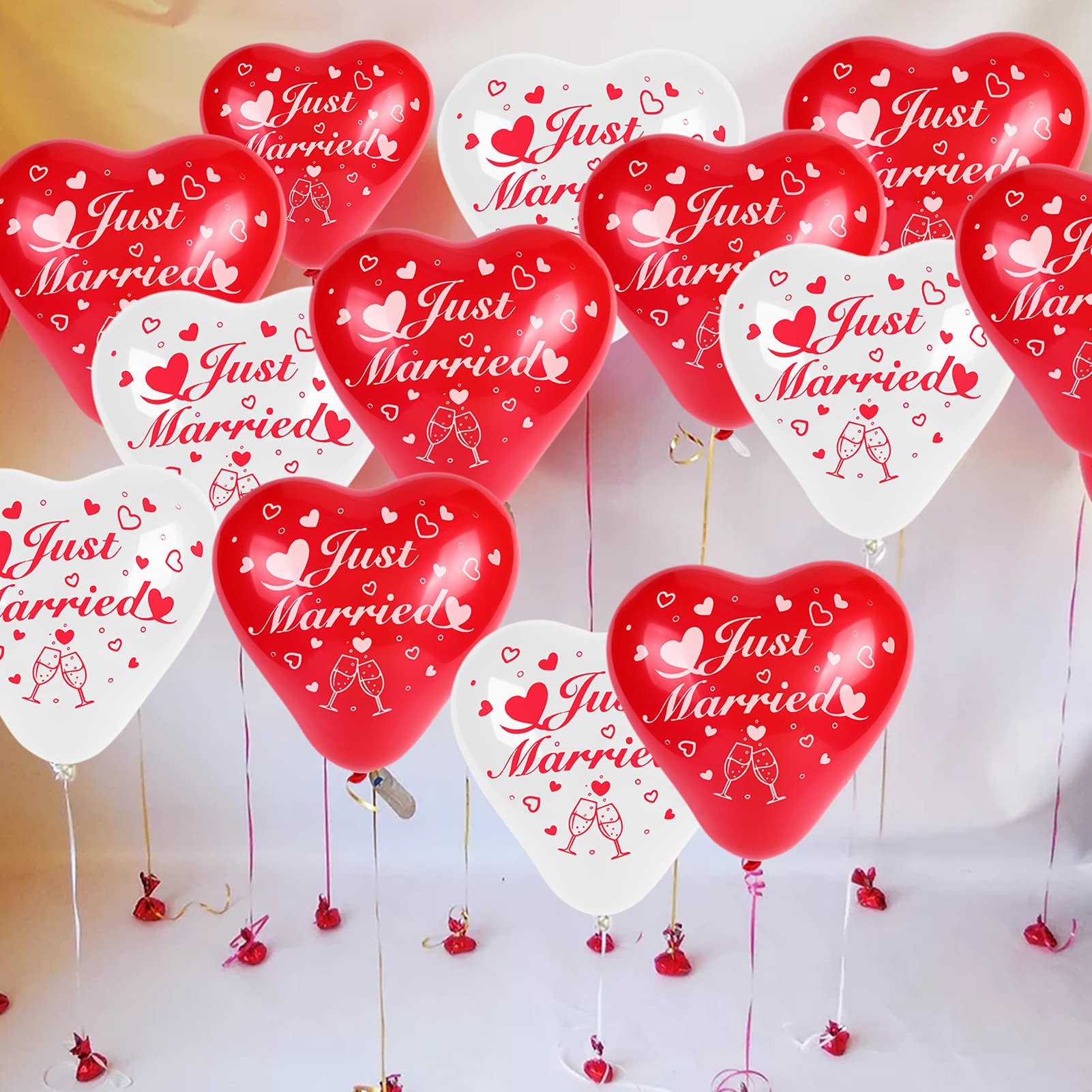 howaf-just-married-herz-luftballons-rot-weiss-50-st-ck image 5