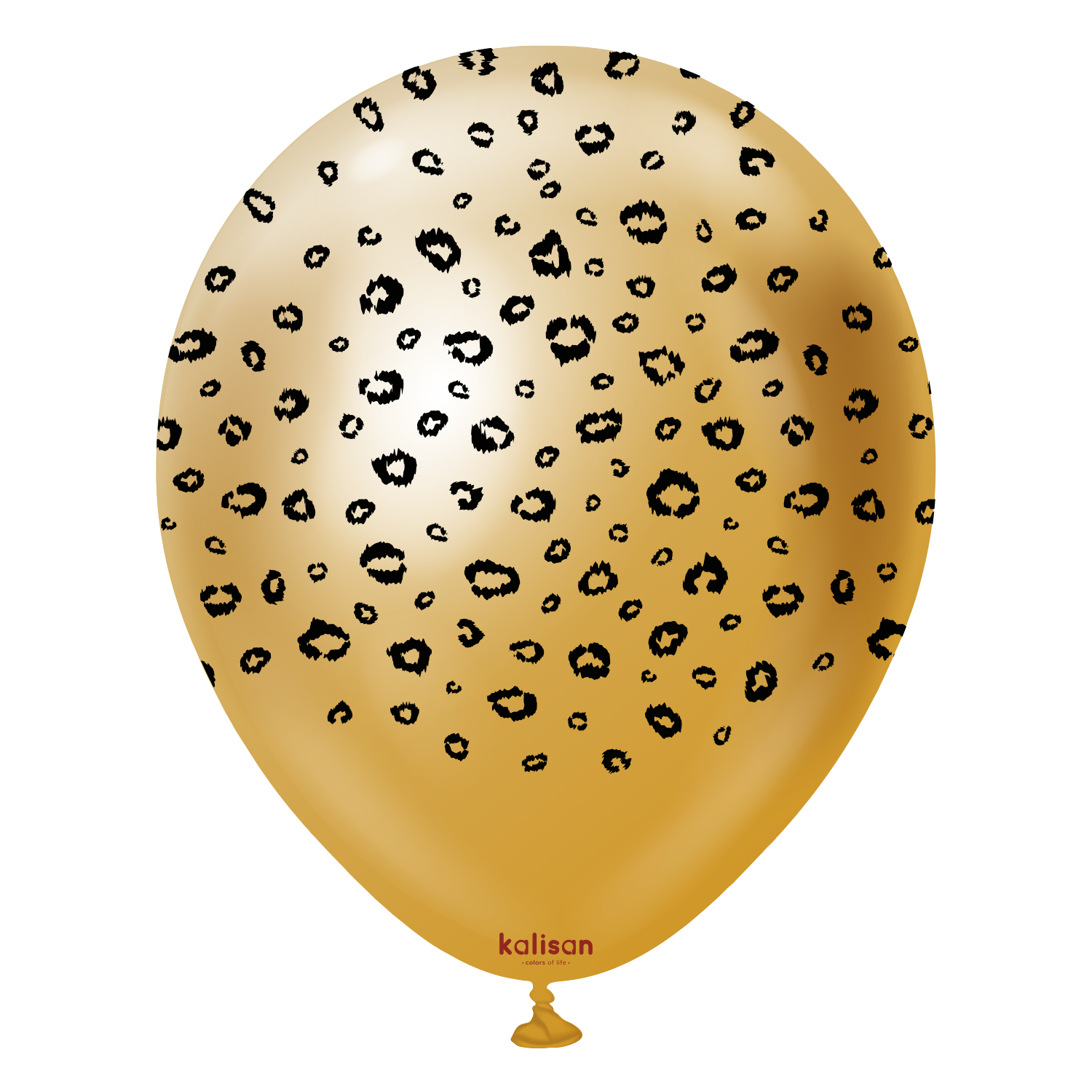 kalisan-safari-theme-leopard-mirror-gold-luftballons-25stk image 1