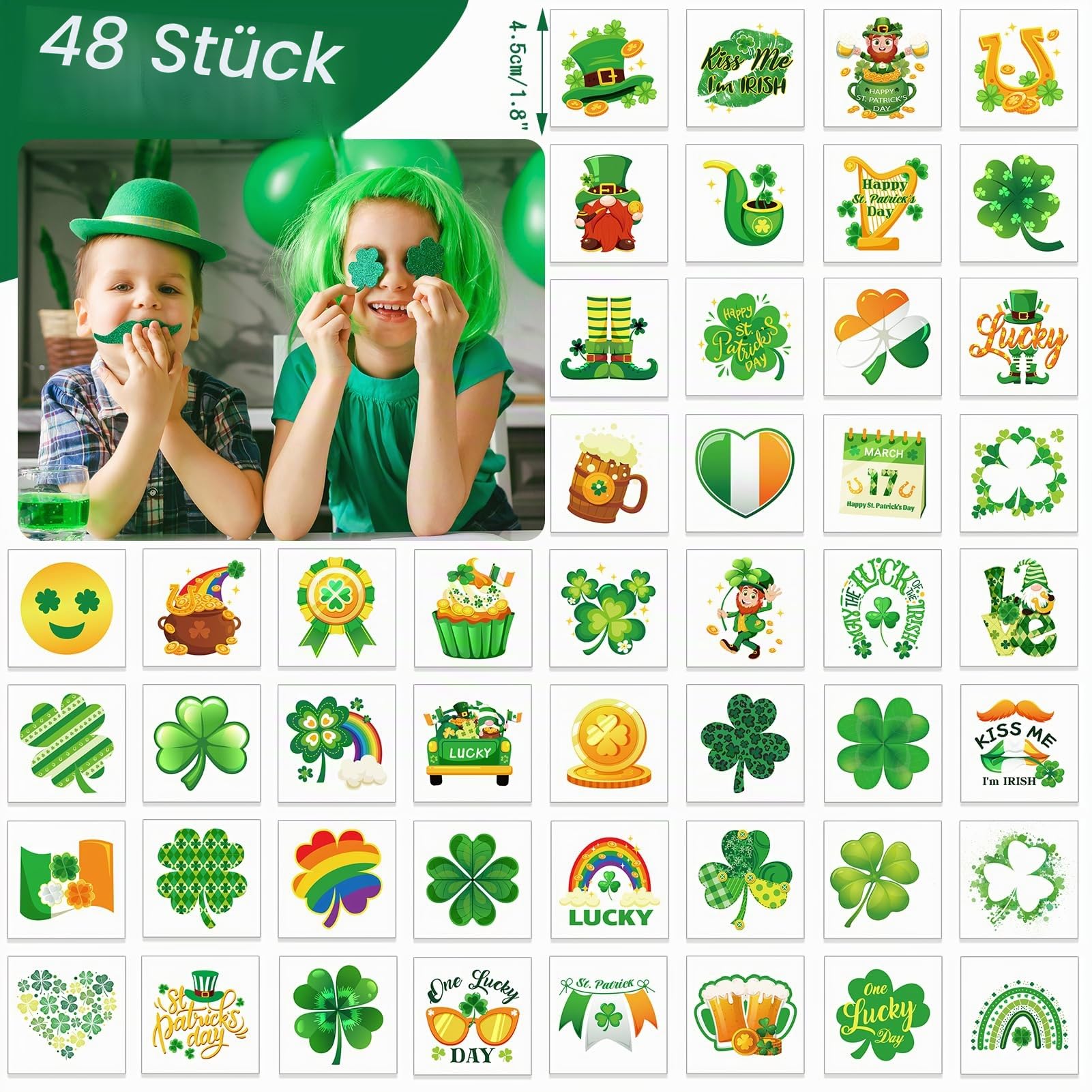 howaf-st-patricks-day-haarreif-set-4-stk-gr-n-mit-tattoos image 4