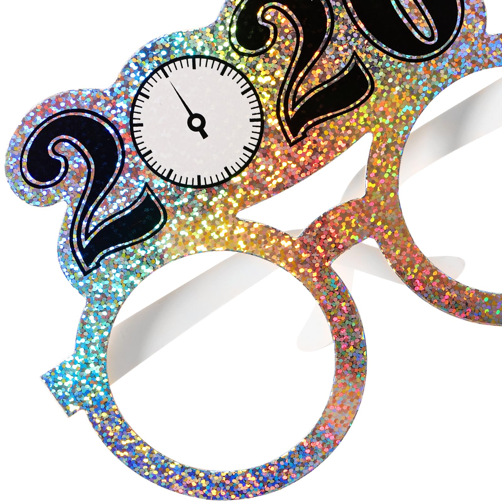 howaf-happy-new-year-silvesterbrille-18er-set-partybrille-glitzer-2026 image 3