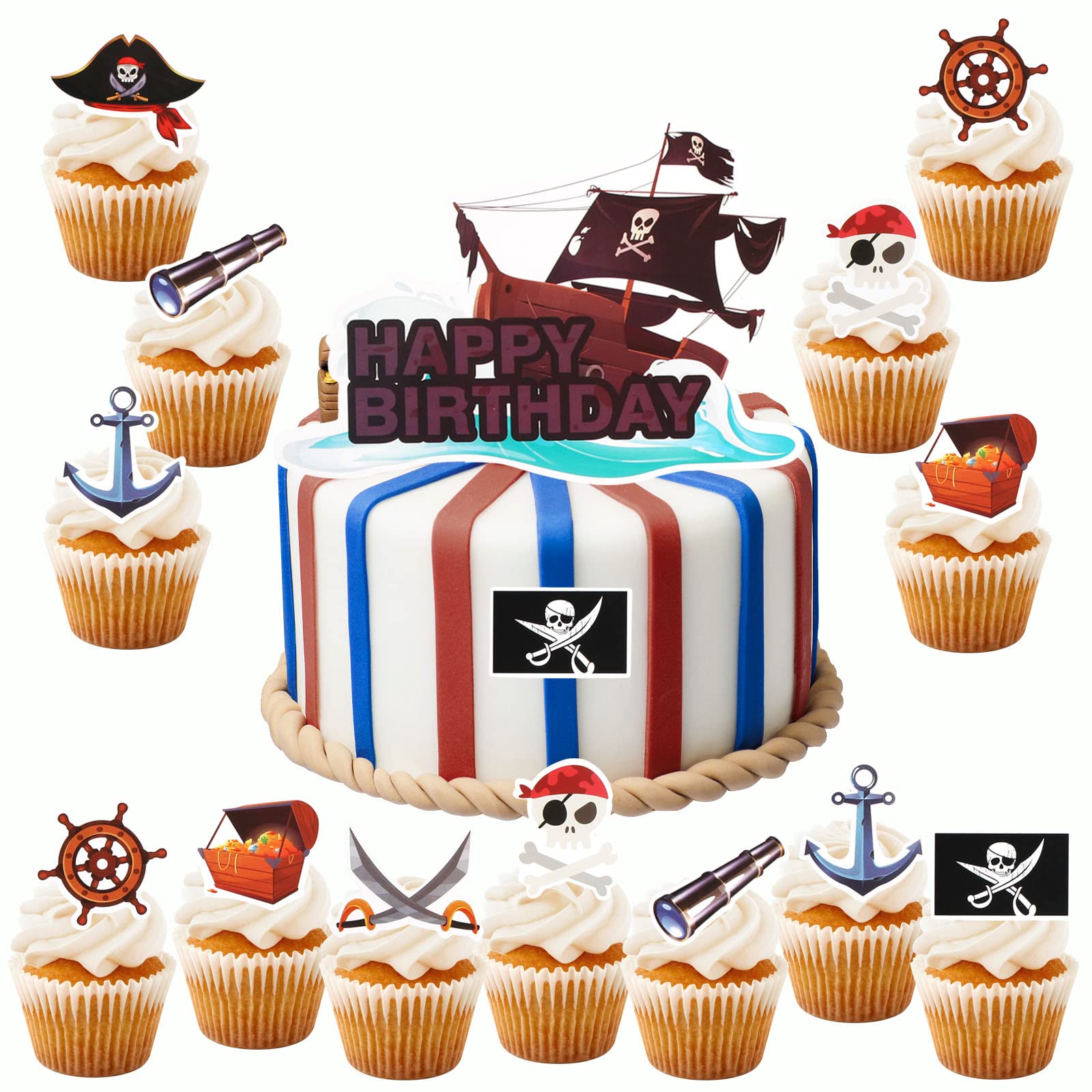 howaf-piraten-tortendeko-geburtstag-cake-topper-25-st-ck image 1