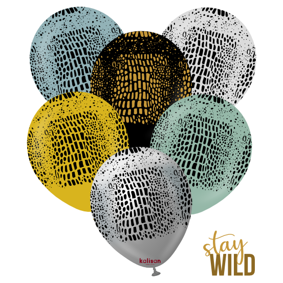 kalisan-safari-theme-safari-crocodile-luftballons-12-zoll-25-st-ck image 1