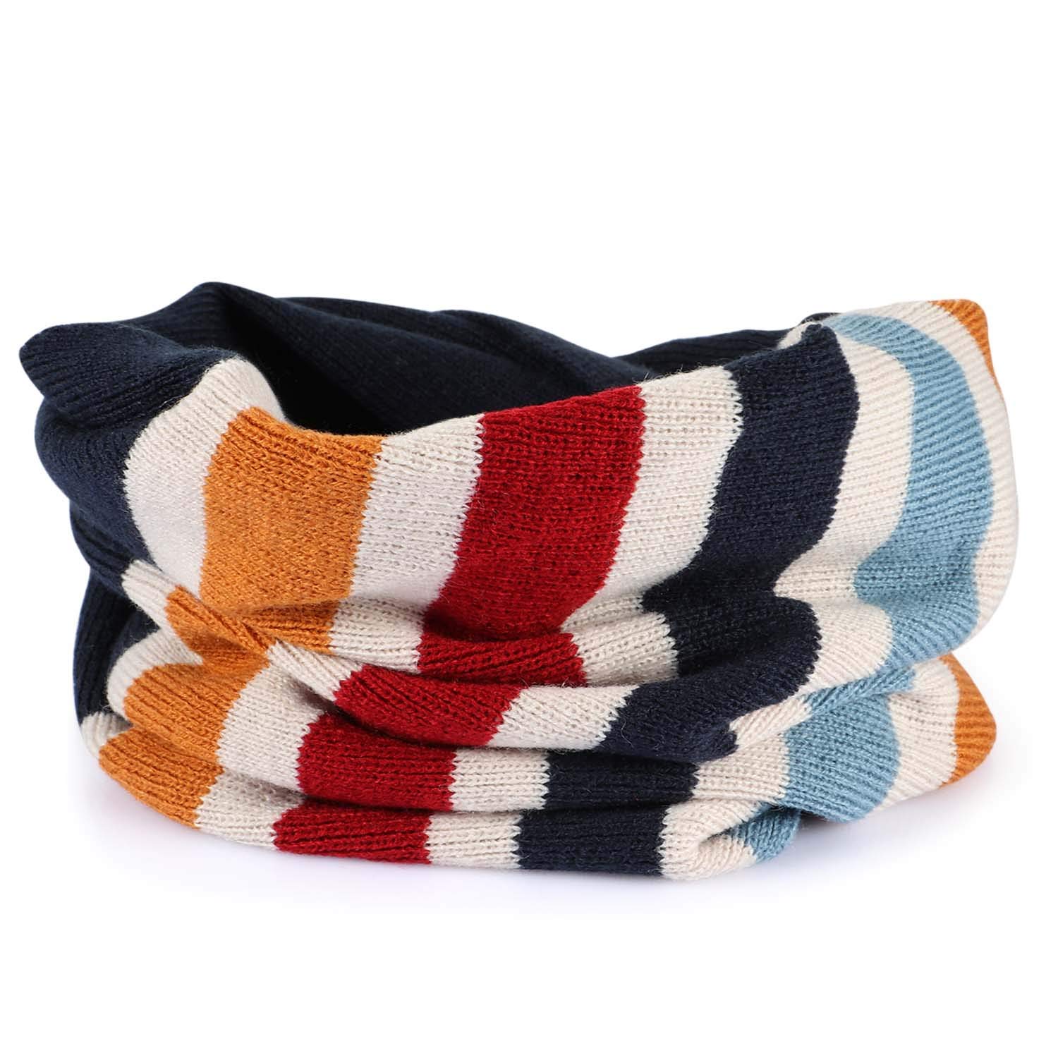 tacobear-kinder-winterm-tze-mit-schal-gestreift-4-7-jahre-beanie image 4