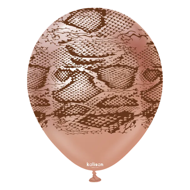 kalisan-safari-snake-mirror-rose-gold-luftballons-25-st-ck image 1