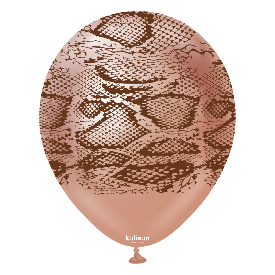 kalisan-safari-snake-mirror-rose-gold-luftballons-25-st-ck image 1