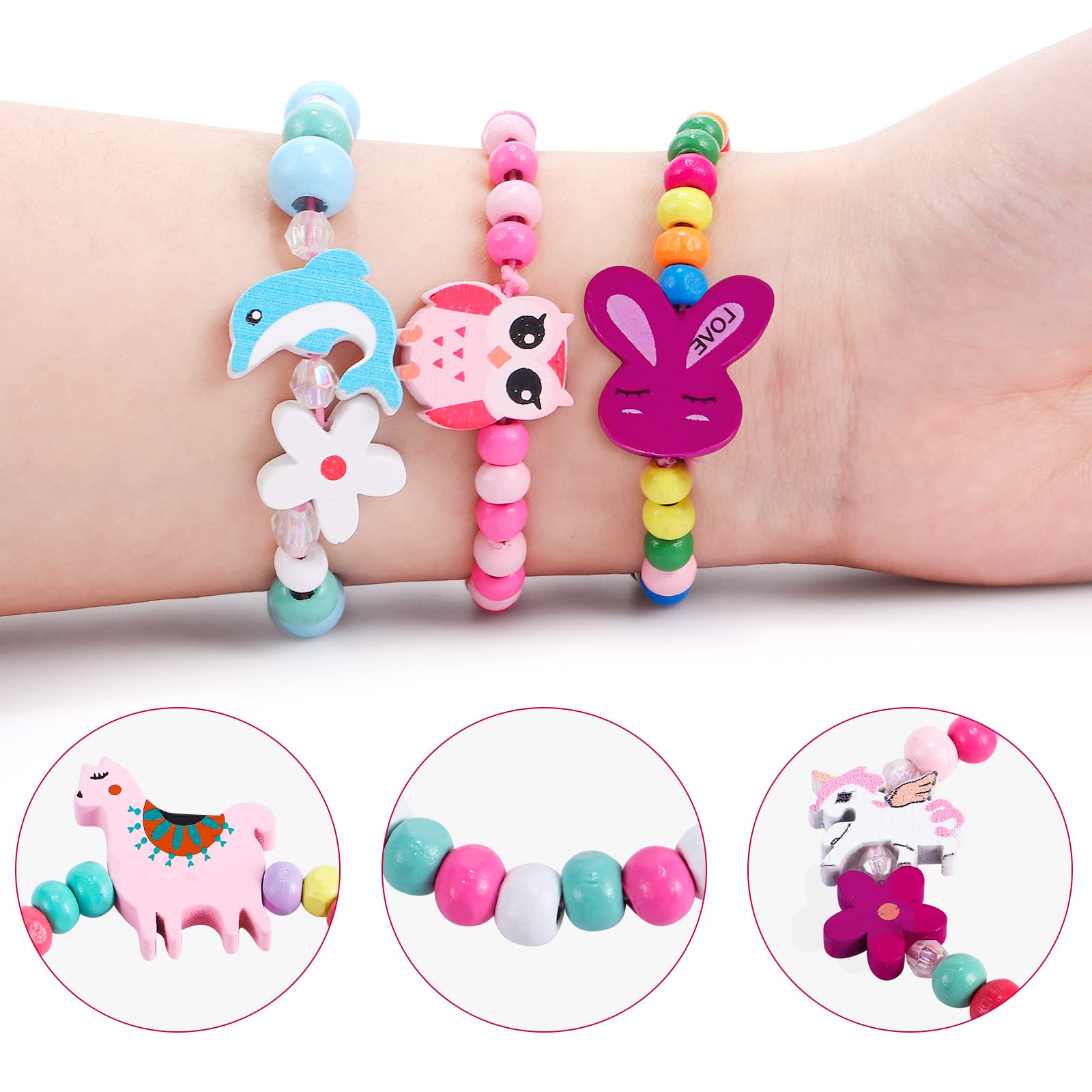 tacobear-accessories-holz-armb-nder-kinder-12-st-ck-tiere image 2