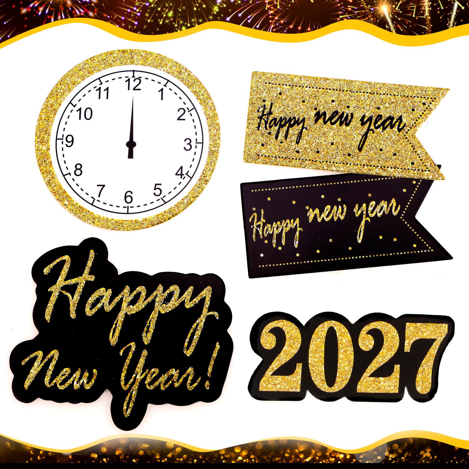 howaf-silvester-deko-2027-cupcake-topper-happy-new-year-25-st-ck image 5