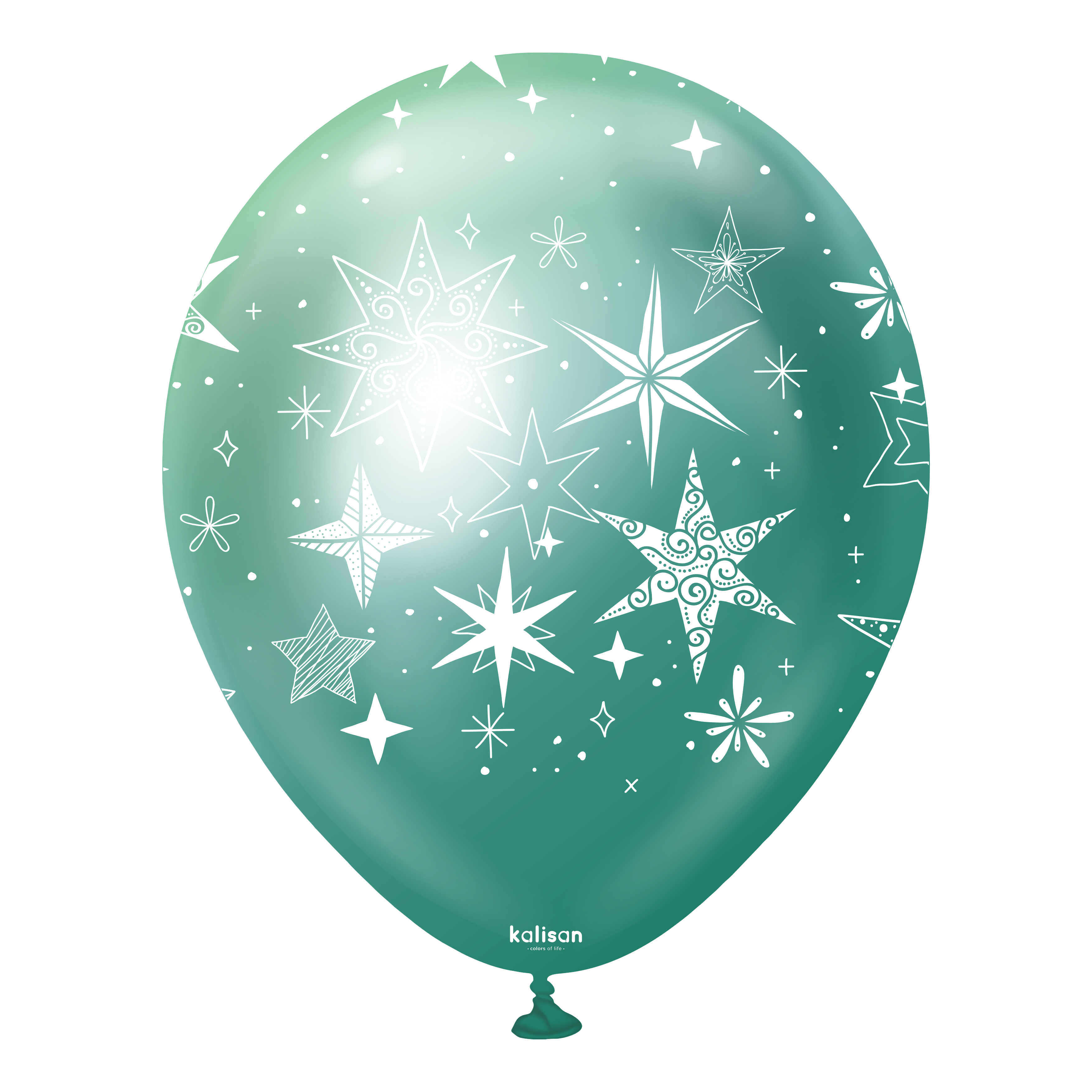 kalisan-party-star-mirror-luftballons-12-zoll-25-st-ck-mix image 2