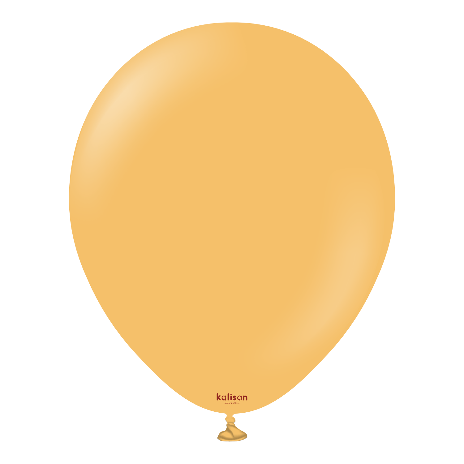 kalisan-standard-colors-peach-luftballons-12-zoll-25-st-ck-pfirsich image 1