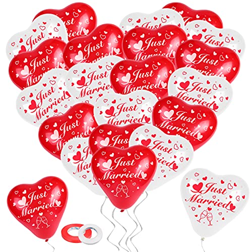 howaf-just-married-herz-luftballons-rot-weiss-50-st-ck image 8