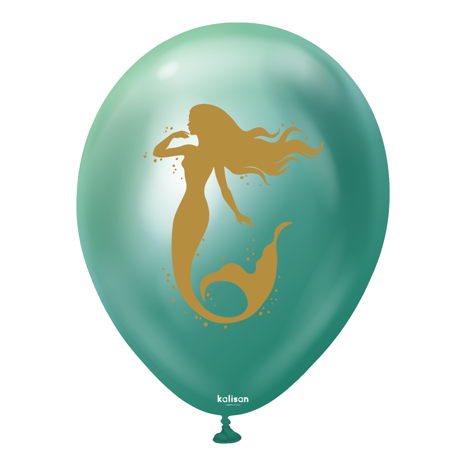kalisan-animals-mermaid-mirror-luftballons-12-zoll-25-st-ck image 3